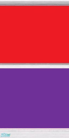 Sims 2 — Red and Purple  by mightyfaithgirl — Red and purple wall