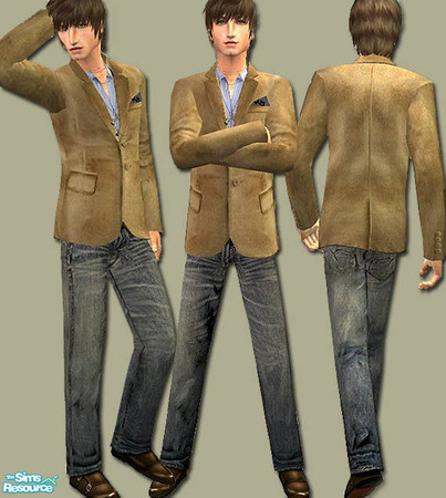 Sims 2 — openhouse AM Semi_Formal Outfits - 5fd3f62a Openhousesmforma by openhousejack —  a velvety suede coat with jeans