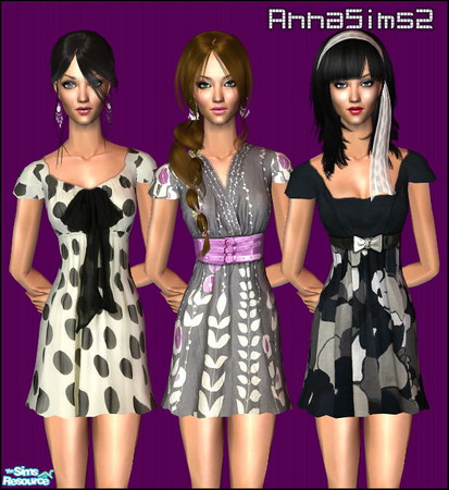 Sims 2 — Mini Dresses_002 by Anna by annasims2 — Mini Dresses_002 by Anna