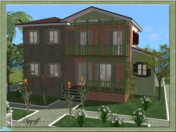 Sims 2 — Cozy Contempo 05 by ayyuff — 2x3(small lot),Fully tested in game and with Clean Installer programme. (Not