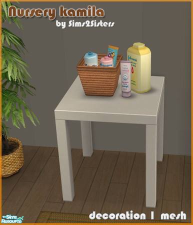 Sims 2 — S2S Nursery Kamila - Decoration 1 Mesh by sims2sisters — 
