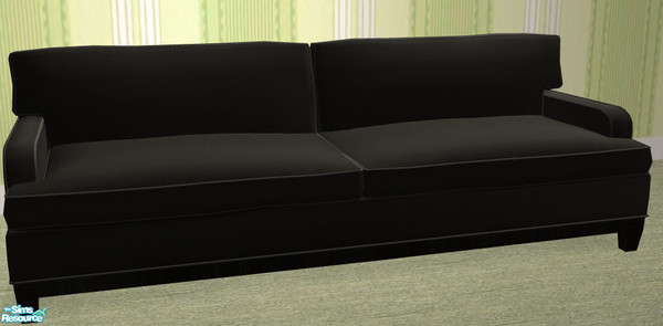 Sims 2 — Living2 Recolor b/w - sofa black by ShinoKCR — 