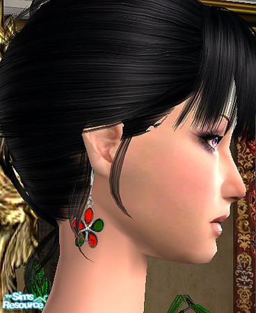 Sims 2 — Xmas Earrings 1 by FrozenStarRo — Just felt the need to do something for the holidays. Hope you like them.