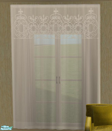 Sims 2 — PB Living2 more Recolors - Curtain crown by ShinoKCR — 