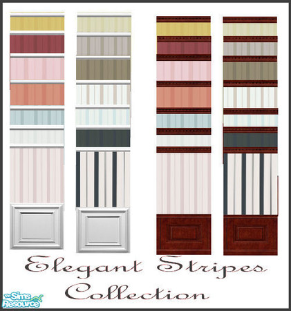 Sims 2 — Elegant Stripes Collection by robbyngirl — Beautiful Stripes with panels. Prices is 5$. Enjoy!