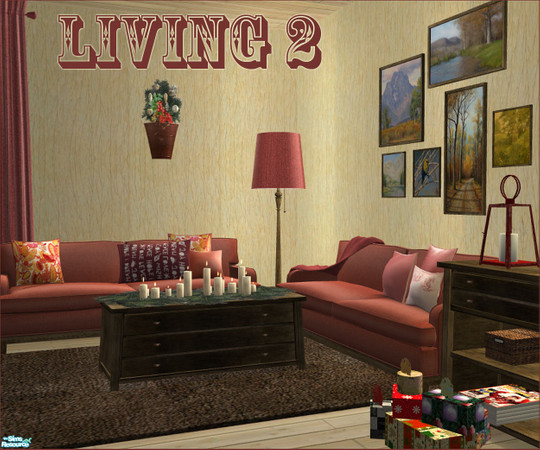 Sims 2 — PB Living2 more Recolors by ShinoKCR — 