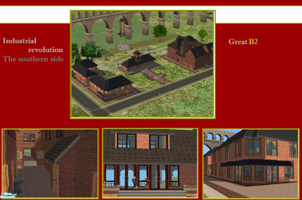 Sims 2 — Industrial revolution- The southern side by great  b2 — On this side of town thing are a little...well less...