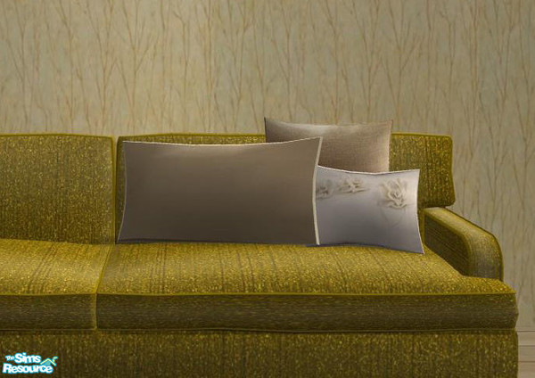 Sims 2 — PB Living2 more Recolors - Pillowset beige by ShinoKCR — 