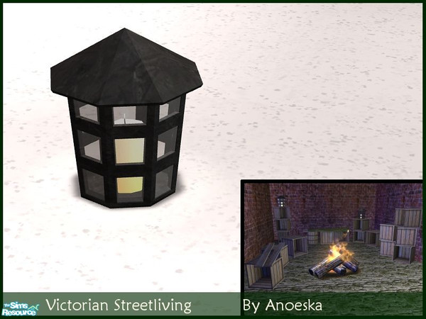 Sims 2 — Victorian Streetliving Candle by AnoeskaB — Simple old candle for those sims who can\'t afford a more luxurious