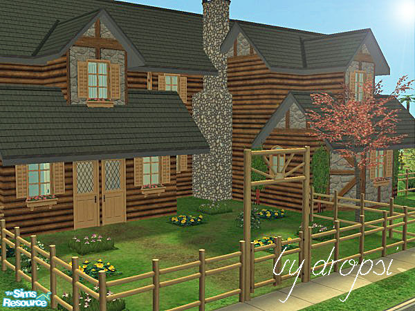 Sims 2 — S2LB - 	Cottage - unfurnished by Dropsi1986 — ...for a gorgeous country life...<br> -3/4 Bedroom<br>