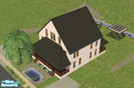 Sims 2 — Double Home by brittie — Each unit has 2 bedrooms, a living room, a bathroom, and a dining room. Both units have