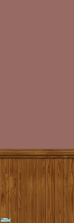 Sims 2 — Studio K Wainscoting 03 - Brandy by StudioKhagerks — 