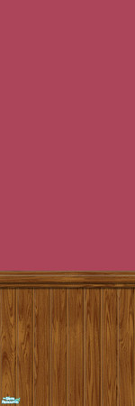 Sims 2 — Studio K Wainscoting 03 - Pomegranate by StudioKhagerks — 