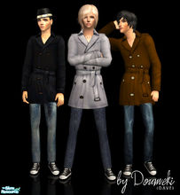 Sims 2 — Side Modem Coat with Converses by doumeki — Male Adult Underwear or Everyday
