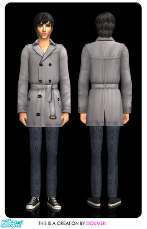 Sims 2 — Side Modem Coat with Converses - Simguys Am Coatc by doumeki — Male Adult Underwear or Everyday