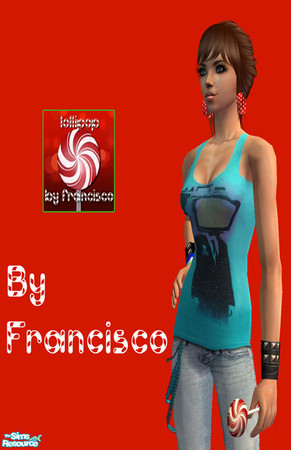 Sims 2 — Lollipop 2 by francisssko — Download the mesh from the link below!. This recolor can be worn with other
