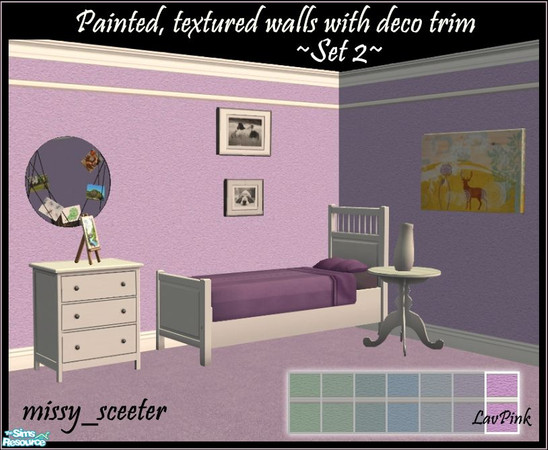 Sims 2 — Spun Sugar Set2 - Lavender Pink by missy_sceeter — 