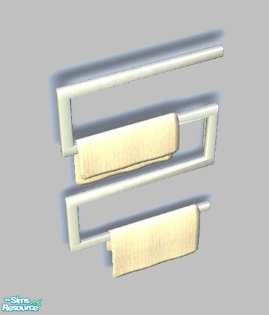 Sims 2 — towelrackrecol by Angela — Recolour of my Nola Bathroom, this time in a lighter wood with a neutral
