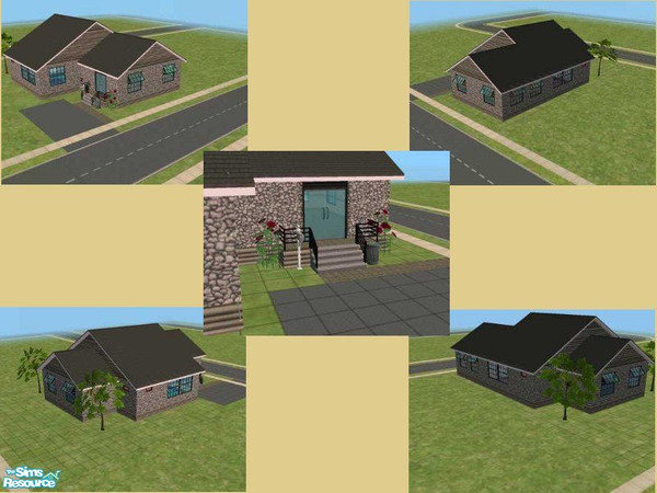 Sims 2 — 1 Westbrook Drive - Furnished by Tricross — This is the furnished version of my cabin. Again, only Maxis objects
