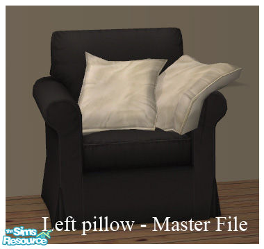 Sims 2 — Floppy Accent Cushions - Left Corner Duo by Simaddict99 — left corner of 2 pillows. 