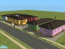 Sims 2 — Upwardly Mobile Homes Apartment Lot by schweighsr — Welcome to Upwardly Mobile homes! Each of our trailers