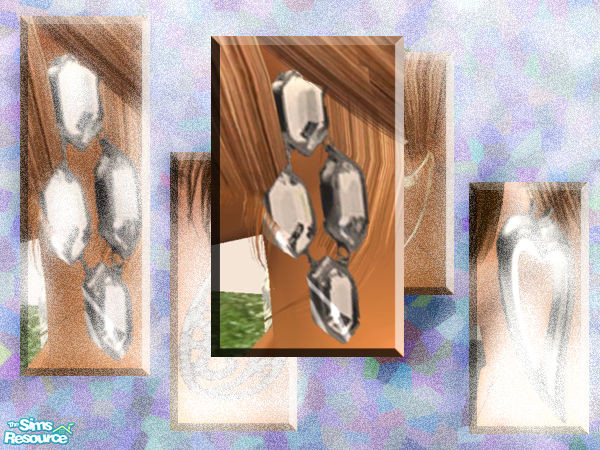 Sims 2 — Oversized Earrings by Keri — Some Earrings I made last night