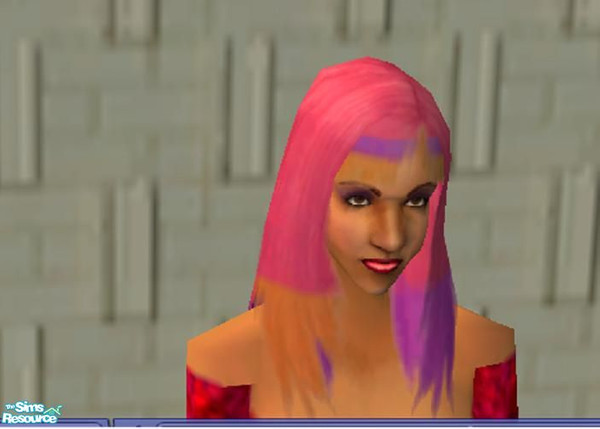 Sims 2 —   Ladies long hair do mixed up by hacc2258 — A ladies long hair do with mixed up colors enjoy Enjoy.