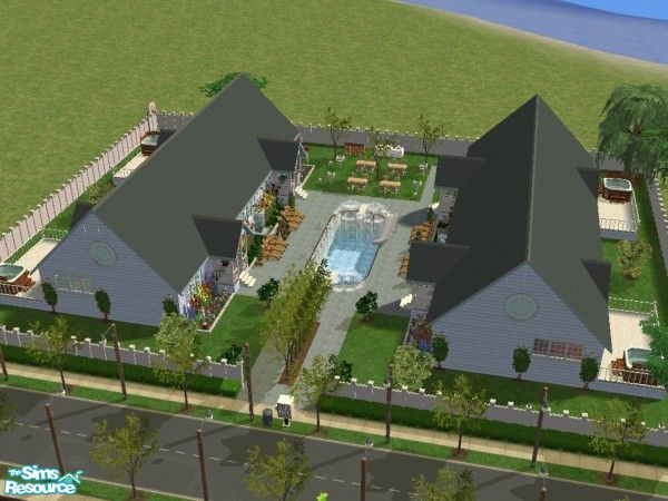 Sims 2 — Sunset Apartments by squeakers — Four 1 bedroom 1 bath apartments perfect for starting out, or