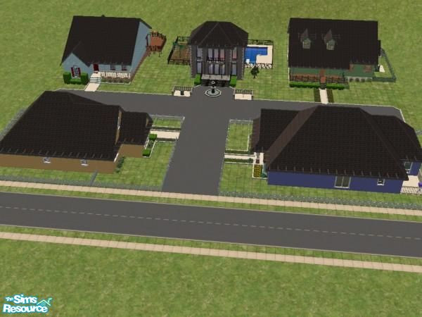 Sims 2 — Hampton Meadows by samjoy72 — We have two 3BR homes and two 2BR homes. All are beautifully landscaped and