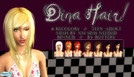Sims 2 — Dina Hair by butteryy — Modeled by the lovely miss Dina Caliente, I bring you a new set of hair recolors! I did
