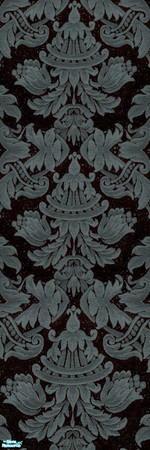 Sims 2 — Dark Damask Set - Dark Damask V by alunia6191 — For gothic houses, wizards\' homes, castles and not only...