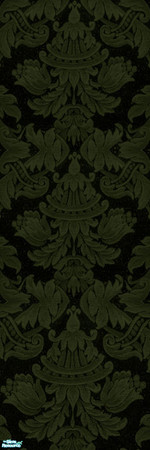 Sims 2 — Dark Damask Set - Dark Damask IV by alunia6191 — For gothic houses, wizards\' homes, castles and not only...