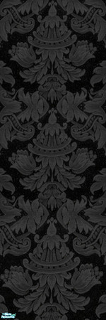 Sims 2 — Dark Damask Set - Dark Damask III by alunia6191 — For gothic houses, wizards\' homes, castles and not only...