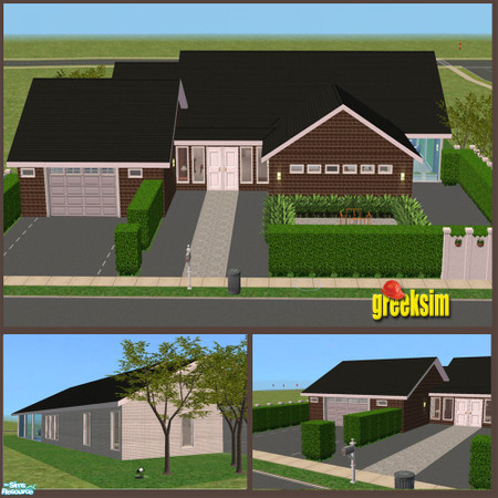 Sims 2 — grks Naxos home by greeksim — Modern and confortable home...