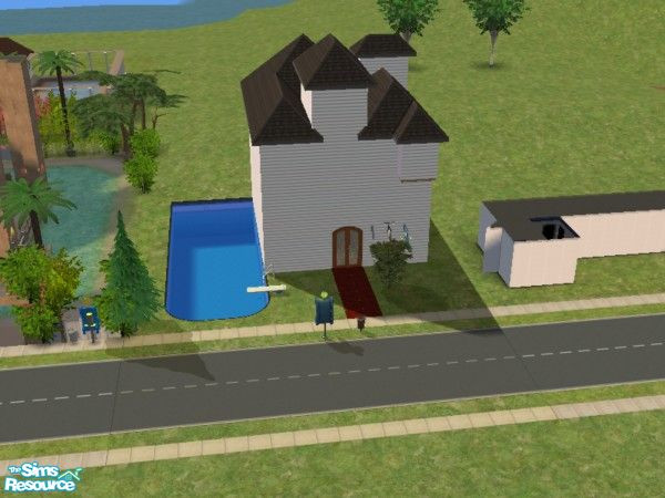 Sims 2 — Da\' Hut by Undergroundoga — Need a place to eat, exercise, shop, play, and swim? Well, then Da\' Hut is for