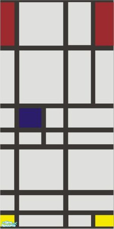 Sims 2 — Mondrian_2_by_Csudi by csudibaba — Piet Mondrian wallpaper series by Csudi (commemorating the great artists)