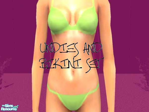 Sims 2 — Rainbow Undies by danzina — The set was originaly only a bikin set, i have now made it for undies aswell, hope