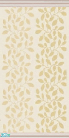 Sims 2 — Leafed Stripes - Cream by lisandbag — Gorgeous, Modern, Leafy