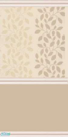 Sims 2 — Leafed Half Stripes - Caramel v2 by lisandbag — Gorgeous, Modern, Leafy