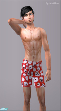Sims 2 — Boxer Shorts - For Teens - (10) by sosliliom — You may use it like underwears and sleepwears. ~ No EP and no