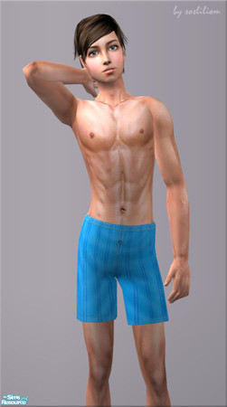 Sims 2 — Boxer Shorts - For Teens - (08) by sosliliom — You may use it like underwears and sleepwears. ~ No EP and no