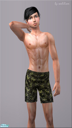 Sims 2 — Boxer Shorts - For Teens - (02) by sosliliom — You may use it like underwears and sleepwears. ~ No EP and no