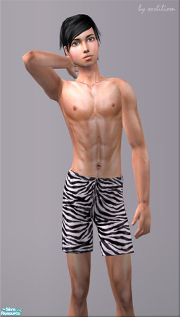 Sims 2 — Boxer Shorts - For Teens - (05) by sosliliom — You may use it like underwears and sleepwears. ~ No EP and no
