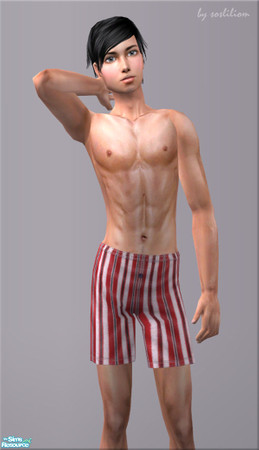 Sims 2 — Boxer Shorts - For Teens - (11) by sosliliom — You may use it like underwears and sleepwears. ~ No EP and no