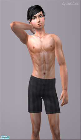 Sims 2 — Boxer Shorts - For Teens - (03) by sosliliom — You may use it like underwears and sleepwears. ~ No EP and no