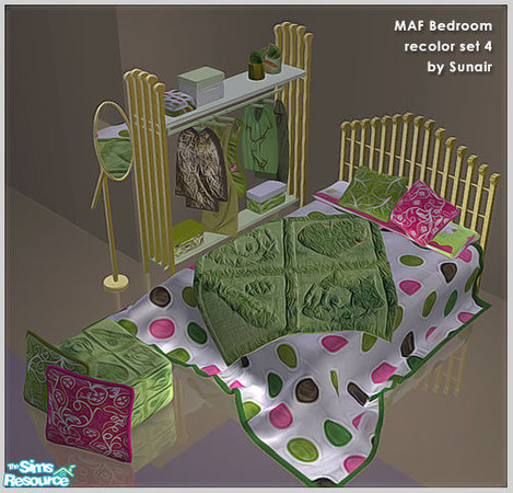 Sims 2 — MAF Bedroom - Recolor set 4 by Sunair — MAF Bedroom - Recolor set 4 (nature)