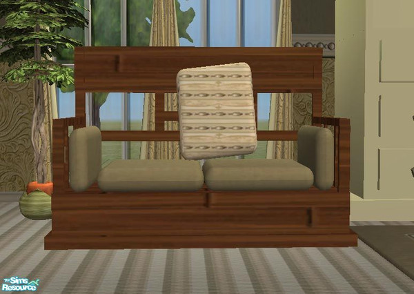 Sims 2 — TC103  Elegant Country Dining - Love seat by selina012 — Made for the Texture challenge 103. Mesh set by