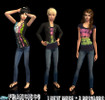 Sims 2 — Gone - Collection 25 for Teen Females by francisssko — 1 new mesh + 3 recolors , enjoy :)