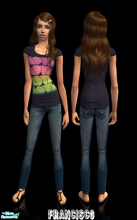 Sims 2 — Clothing 1 by francisssko — Download the mesh from the link below! Enjoy =)