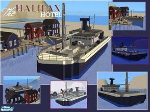 Sims 2 — The Halifax Hotel by laivine_erunyauve — The Halifax is an old fishing trawler that has been converted into a